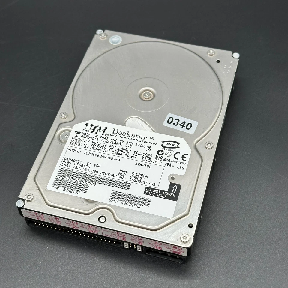 IBM IC35L060AVVA07-0 HDD 61,4GB IDE Festplatte - Bild 1 von 1
