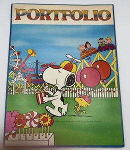 Vintage Peanuts Portfolio - Carnival Theme No. 1829 Snoopy & Woodstock - Imagen 1 de 5