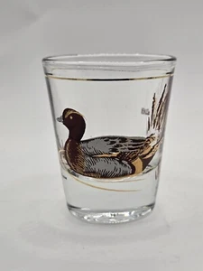 Vintage Culver Duck - Eastern Widgeon Shot Glass Man Cave MCM Bar - Picture 1 of 4