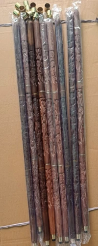 Juego de 9 bastones de varilla vintage con estilo diseñador solo madera regalo para caminar Foto 1 de 4