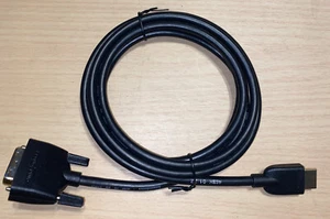 Amazon Basics HDMI to DVI Adapter Cable, Black, 6 Feet, 1-Pack new - Picture 1 of 6
