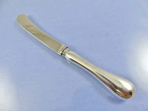 OLD ENGLISH 1920'S BUTTER SPREADER HOLLOW HANDLE PADDLE BLADE BY BIRKS REGENCY - Picture 1 of 4