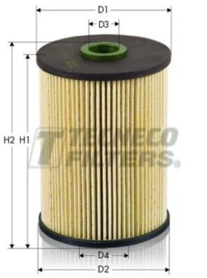 FILTRO GASOLIO A3 GOLF V VI 1.6 2.0 TDI GS0936/1E TECNECO - Immagine 1 di 4