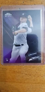 2021 TOPPS CHROME BLACK CLARKE SCHMIDT REFRACTOR/150 - Picture 1 of 2