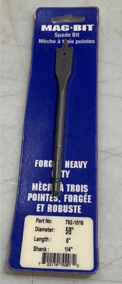 Mag-Bit 792-1016 5/8" x 6" Spade bit - Image 1 of 1