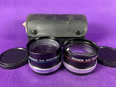 2 lentes gran angular auxiliares Rokinon para lentes de cámara AF35M II teleobjetivo fotografía Foto 1 de 4