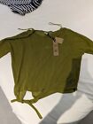 Bnwt Olive Green Phase Eight Two Part Top Size Small See Pics