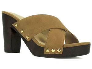 Thalia Sodi Women's Ivanna Crisscross Platform Sandals Camel Size 6 M - Picture 1 of 6
