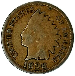 1898-P 1C Indian Head Cent 20lwr0216 - Picture 1 of 2