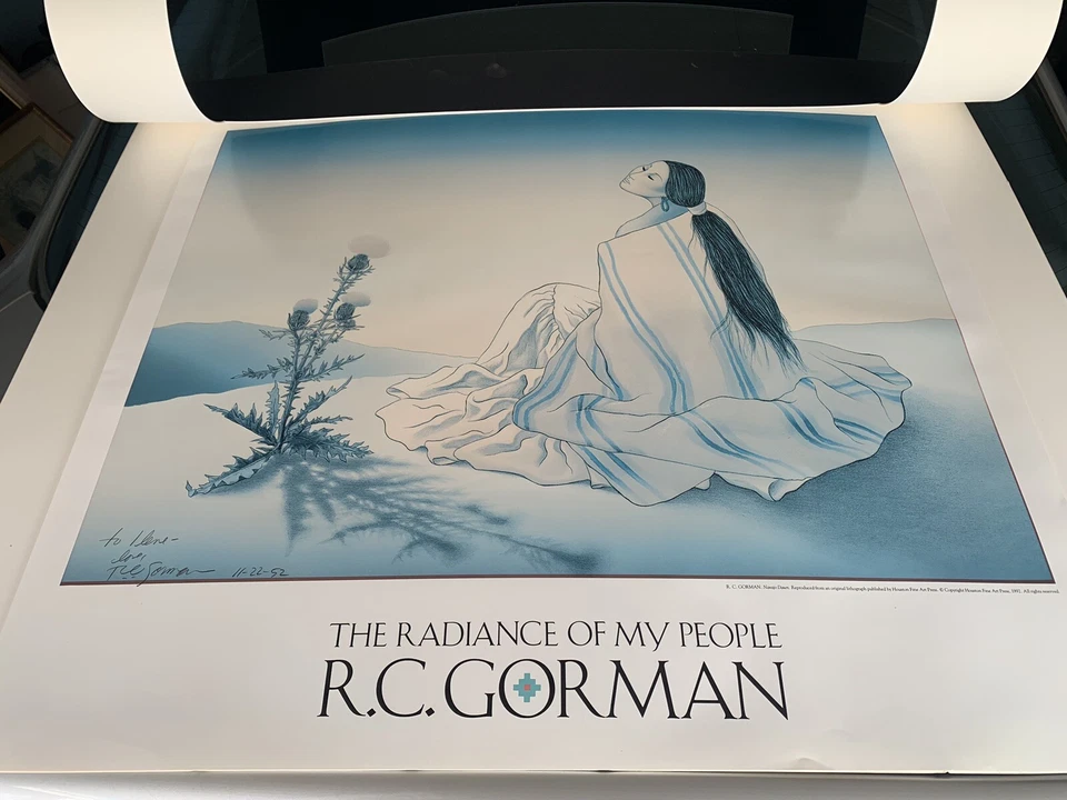 RC Gorman - Impresión “Navajo Dawn” - 28 X 32 - ¡Firmado y Personalizado! Foto 1 de 4