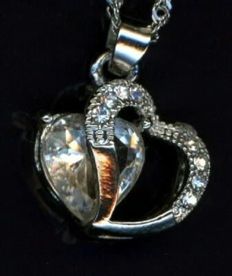 Collar Colgante Hoja Infinito Amor Corazón Piedra Natal Cristal Joyería Regalos  Foto 1 de 2