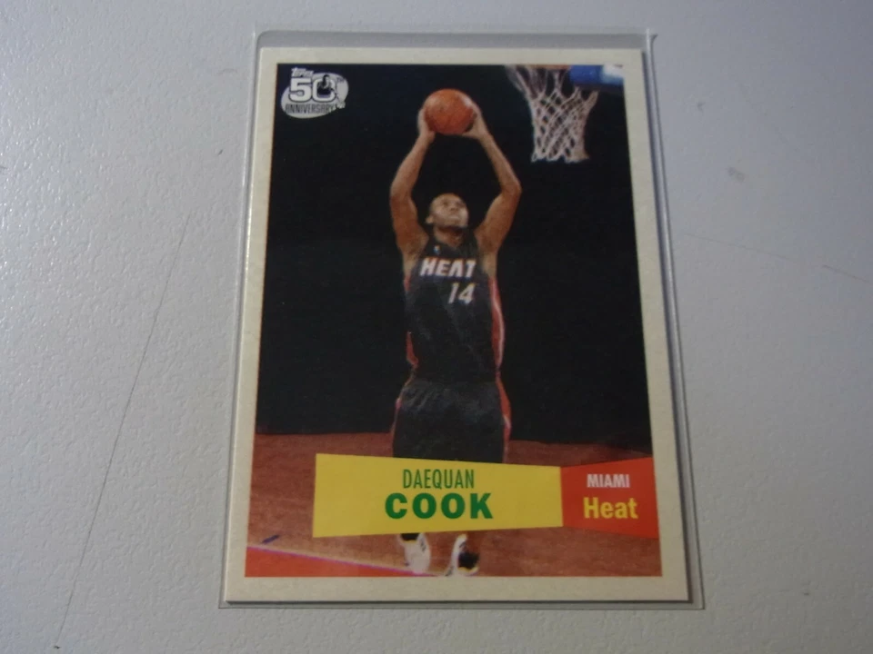 2007-08 Topps 1957-58 Variations 50th Anniversary Rookie Daequan Cook Heat #131 - Image 1 of 1