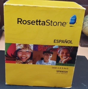 Rosetta Stone Spanish (Latin America) Levels 1-5 Language Program No Headset! - Picture 1 of 9