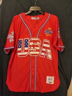 USA TRUMP Baseball Jersey,NWT, size Medium - image 1 of 4