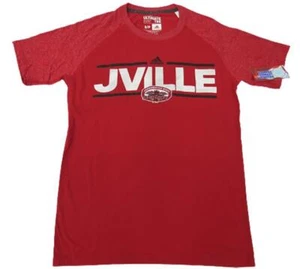 New Jacksonville State Gamecocks JVILLE MENS Sizes S-M-L-XL Adidas Red Shirt - Picture 1 of 5