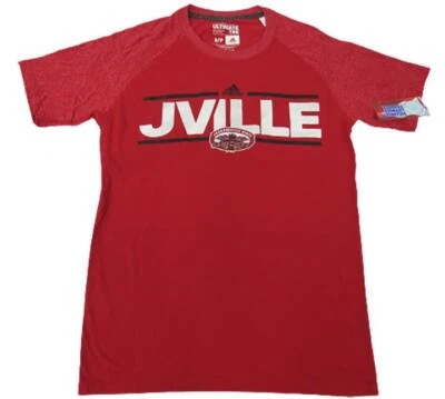 Nueva Camisa Roja Adidas Jacksonville State Gamecocks JVILLE PARA HOMBRES Tallas S-M-L-XL Foto 1 de 4