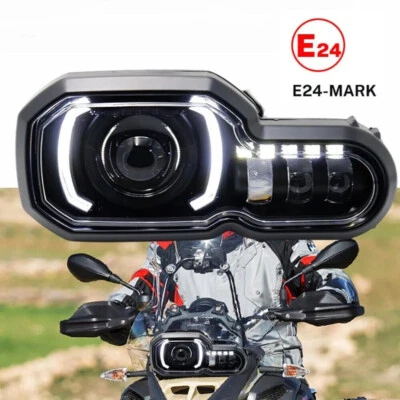 Farol de LED com olho de anjo plug N play para F650GS/F700GS/F800GS F800 ADV - Imagem 1 de 4