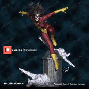Spider-Woman resin Sculpture Bust Model Kit  Unpainted/Unassembled - Picture 1 of 1