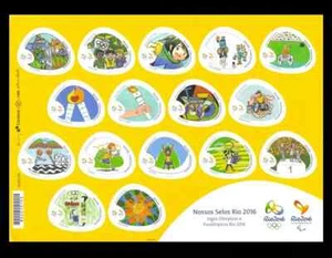 Olympic Games Brasil 2016 - Full Sheet - MINT - Picture 1 of 2