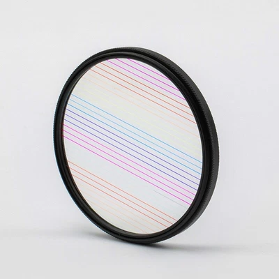 77/ 82mm Rainbow BLUE Orange Red Streak Filter Flare DSLR Camera Special Radiant - Image 1 of 4