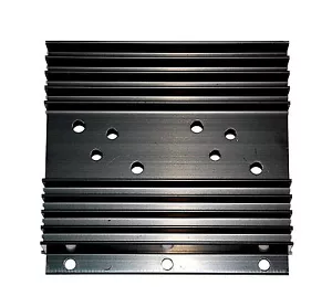 1 Stck. Aluminium Kühlkörper AK-109 L= 100 mm AUF-3 Löcher Set x2 100x101x26 mm schwarz - Bild 1 von 5