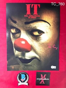 Tim Curry IT autographed signed 11x14 photo Pennywise Beckett COA - Picture 1 of 2