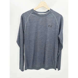 Under Armour Grau Langarm Polyester Activewear Shirt Herren Größe Medium M - Bild 1 von 8