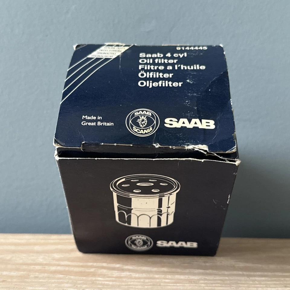 FILTRO DE ACEITE DE MOTOR SAAB GENUINO OEM LARGA DURACIÓN GENUINO 9-3 9-5 900 9000 9144445 Foto 1 de 4