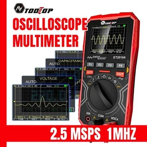 2 IN 1 Digital Oscilloscope Multimeter 2.5Msps 1MHz Portable  Multifunctional - Picture 1 of 11