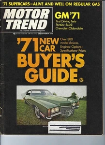 1971 Chevelle SS 454, Camaro Z/28, GS, 442, 1970 GTO more in vintage Motor Trend - Imagen 1 de 2