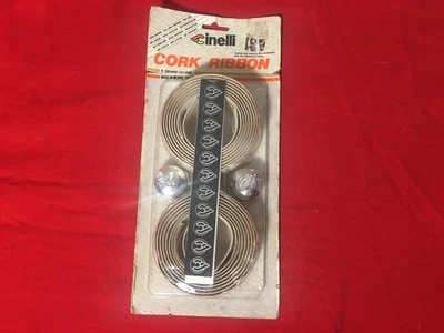 Vtg Cinelli Cork Ribbon White Handlebar Tape NOS Fits Colnago - Image 1 of 4