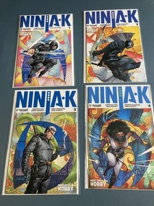 NINJA-K #1 - #4 MOST GOOD HOBBY VARIANT SET, NM, VALIANT - Picture 1 of 1