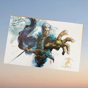 Devil May Cry VERGIL 11X17 Poster signiert von Dan Southworth + Jo Chen (Ver A-3) - Bild 1 von 4