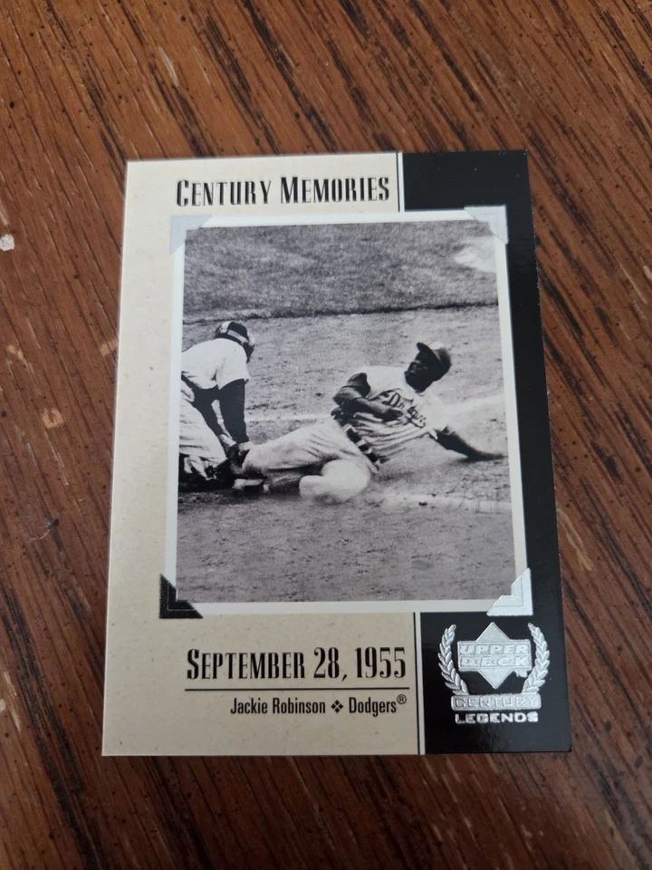 1999 Upper Deck Century Legends Jackie Robinson #132 Dodgers - Image 1 of 1