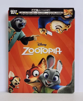 Zootopia (2016) 4K Ultra HD + Blu-ray Combo 2019 Best Buy Exclusive SteelBook - Image 1 of 4