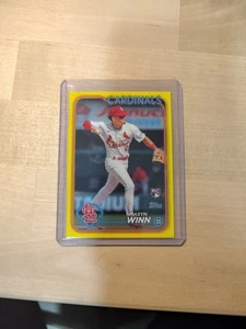 2024 Topps Series 2 Masyn Winn RC Yellow Parallel #480 St. Louis Cardinals - Picture 1 of 2