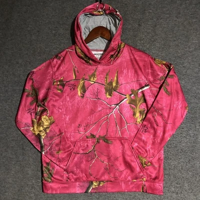 Realtree Sudadera con Capucha Mujer Grande Rosa Camuflaje Pullover Sudadera Caza Aire Libre Foto 1 de 4