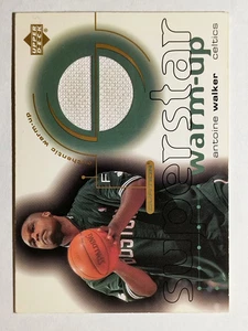 2001-02 Upper Deck Ovation Superstar calentamientos #AW Antoine Walker - Imagen 1 de 2