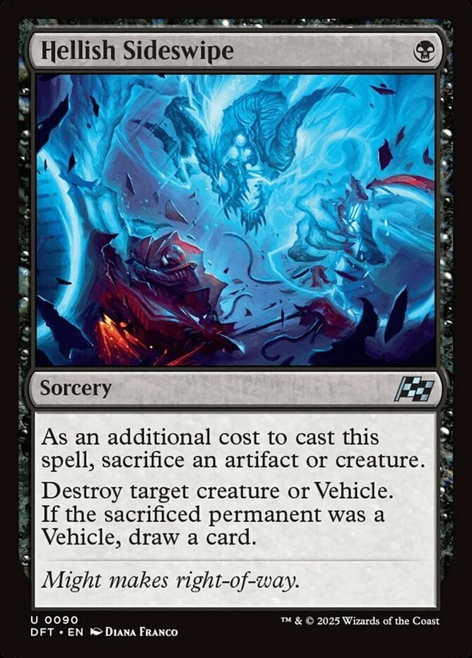 x1 Hellish Sideswipe - Aetherdrift - NM - MTG - Image 1 of 1