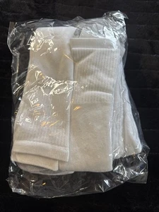 8 Pairs Fruit Of The Loom Tube Socks White Brand New - Picture 1 of 3