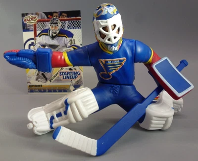 1998 LOOSE START LINEUP SLU FIGURE GRANT FUHR ST LOUIS BLUES - Imagem 1 de 4
