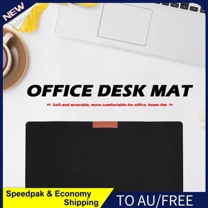 AU Office Computer Table Mat Keyboard Felt Laptop Cushion Mouse Pad (Black) - Bild 1 von 10