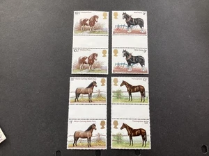 ICOLLECTZONE Great Britain Sc 831-834 SG 1054-1057 Gutter Pairs XF NH - Picture 1 of 1