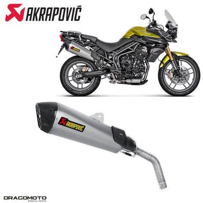 Escape TRIUMPH TIGER 800 ABS 2011-2014 AKRAPOVIC Titanium S-T800SO1-HZAAT Foto 1 de 4