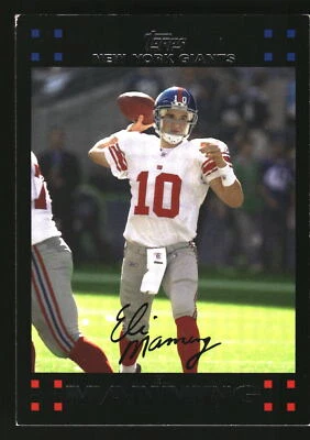 2007 Topps #30 Eli Manning - Image 1 of 2