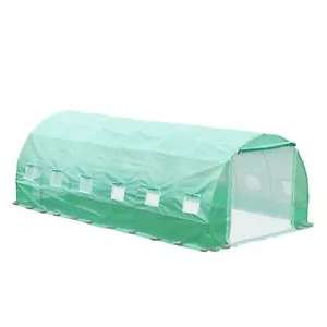 Aoodor 20x10x7FT Greenhouse Replacement Cover Outdoor Walk-in Tunnel(Only Cover) - Picture 1 of 9