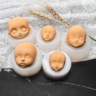 Accessories 3D Facial Mould Clay Head Sculpey Baby Face Silicone Molds