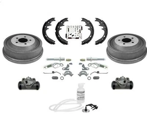 Fits For Ford 01 02 Explorer Sport Trac Brake Drums & Shoes Cylinders 9pc - Picture 1 of 6