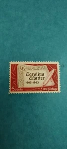 CAROLINA CHARTER - Sammlerstück unbenutzt Briefmarken 1963. Neu ohne Scharnier. Nie benutzt - Bild 1 von 1