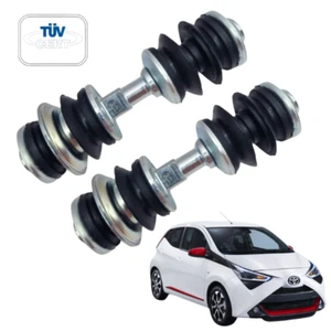 Coppia Barre Stabilizzatrici Antirollio Antirollio Anteriori per Toyota Aygo 2005-2020 - Foto 1 di 4